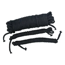 Набор хлопковых верёвок для связывания Bad Kitty Exotic Wear Bondage чёрные