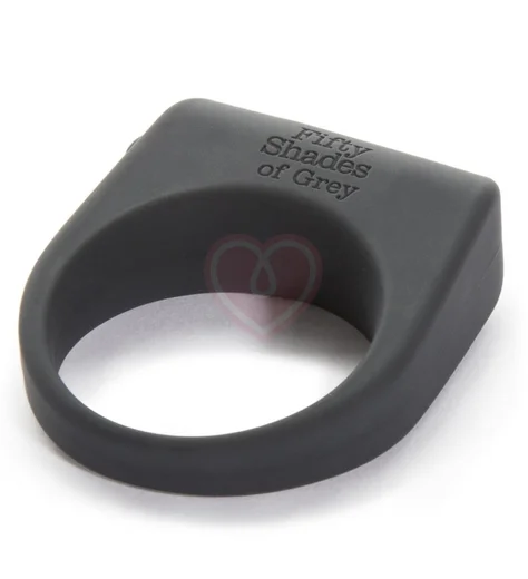 Виброкольцо для пениса '50 оттенков серого' Secret Weapon фото 1
