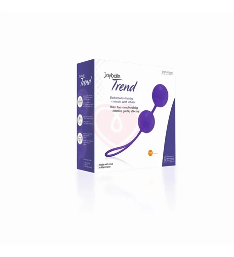 Вагинальные шарики Joyballs Trend матовые фиолетовые фото 2