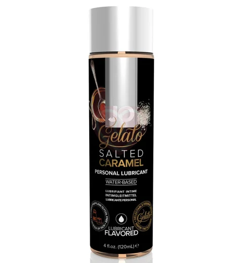 Съедобный лубрикант System JO H2O Flavored Gelato солёная карамель 120 мл фото 1