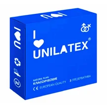 Презервативы Unilatex Natural Plain классические 3 шт