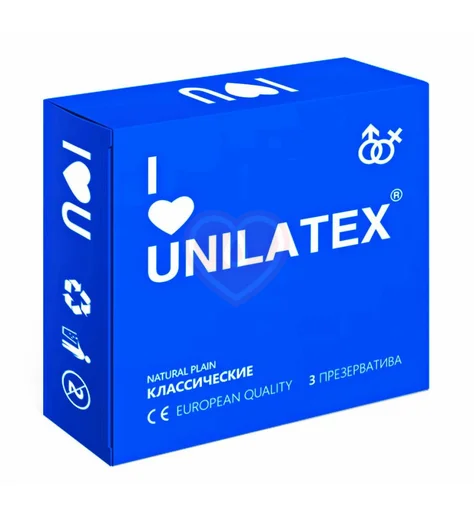 Презервативы Unilatex Natural Plain классические 3 шт фото 1