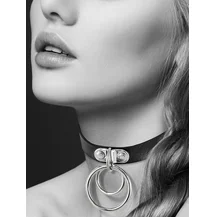 Чокер с кольцами Bijoux Pour Toi Collier чёрный