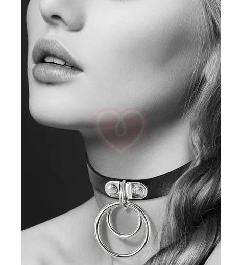 Чокер с кольцами Bijoux Pour Toi Collier чёрный фото 1