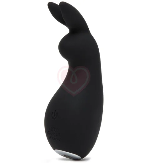 Клиторальный вибратор зайчик '50 оттенков серого' Greedy Girl чёрный фото 1