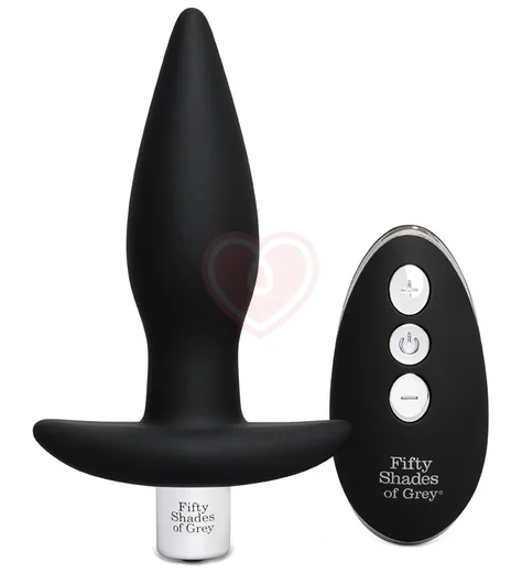 Анальная вибропробка '50 оттенков серого' Relentless фото 1