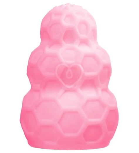 Рельефный мини-мастурбатор A-Toys Flaff 8 см розовый фото 1