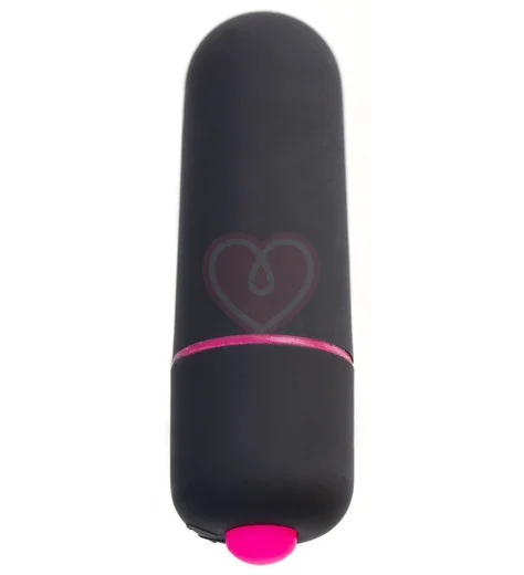 Вибропуля A-Toys Braz с 10 режимами чёрная фото 1