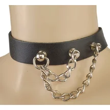 Тонкий чокер с двумя цепочками