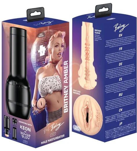 Мастурбатор Kiiroo Feel Britney Amber копия вагины фото 8