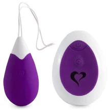 Виброяйцо с пультом управления Anna Vibrating Egg фиолетовое