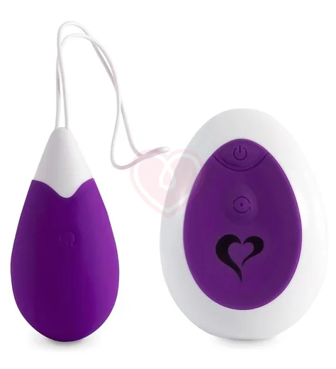 Виброяйцо с пультом управления Anna Vibrating Egg фиолетовое фото 1