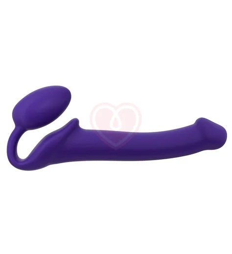 Безремневой гибкий страпон Strap-on-me Bendable M фиолетовый фото 1