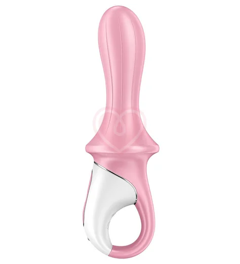 Анальный расширяемый вибратор Satisfyer Air Pump Booty 5 с приложением розовый фото 2