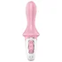 Анальный расширяемый вибратор Satisfyer Air Pump Booty 5 с приложением розовый фото 3