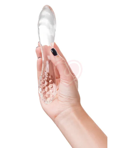 Двухсторонний стеклянный фаллоимитатор Satisfyer Dazzling Crystal 1 прозрачный фото 4