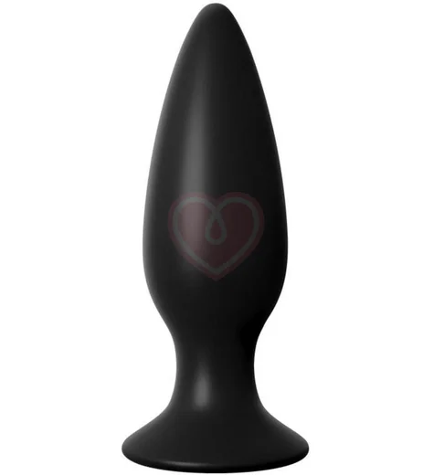 Анальная вибропробка Large Rechargeable Anal Plug большая черная фото 1