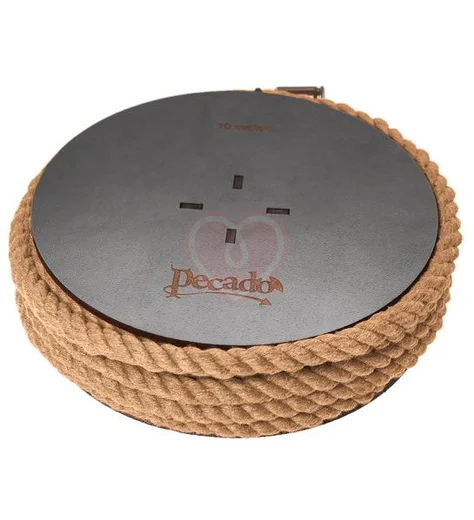 Джутовая веревка для шибари Pecado BDSM 10 метров бежевая фото 1