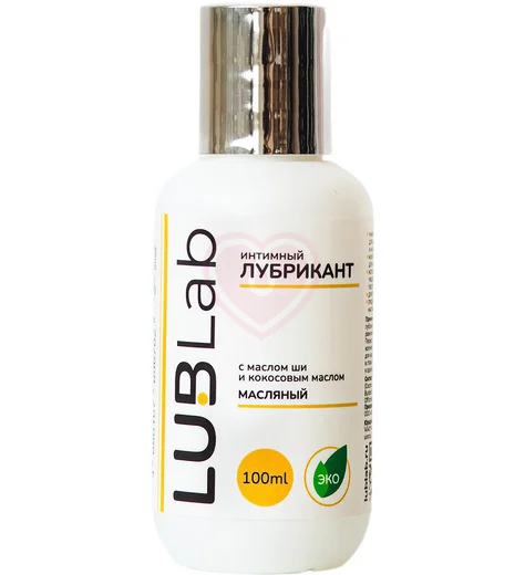 Лубрикант с маслом Ши и кокоса LUBLab с мускусным ароматом 100 мл фото 1