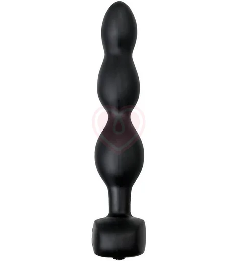 Анальный вибратор с вращающимися шариками и управлением со смартфона Ridge Lovense черный фото 1