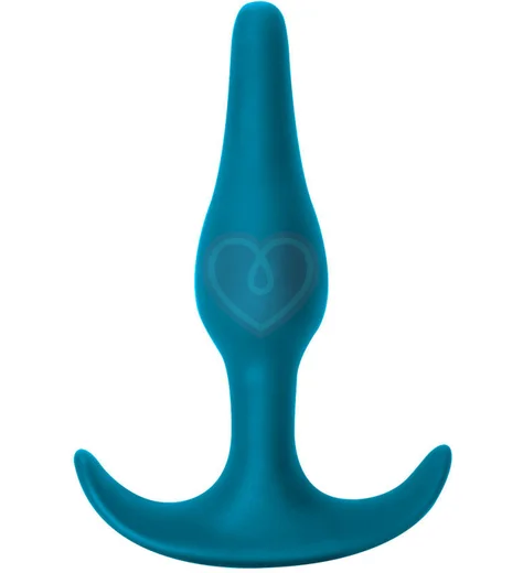 Узкая анальная пробка Spice It Up Starter бирюзовая фото 1