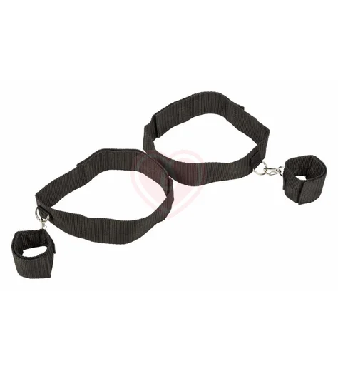 Фиксаторы Bondage Collection Thigh and Wrist Cuffs черные фото 1