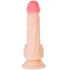 Реалистичный фаллоимитатор с мошонкой на присоске RealStick Nude Shaw телесный фото 1