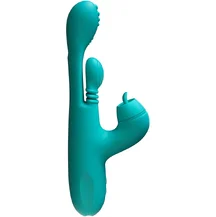 Вибратор кролик Amovibe Sensa Sway с вращением 360 градусов и насадками