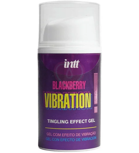 Жидкий вибратор Intt Blackberry Vibration с ароматом ежевики 15 мл фото 1