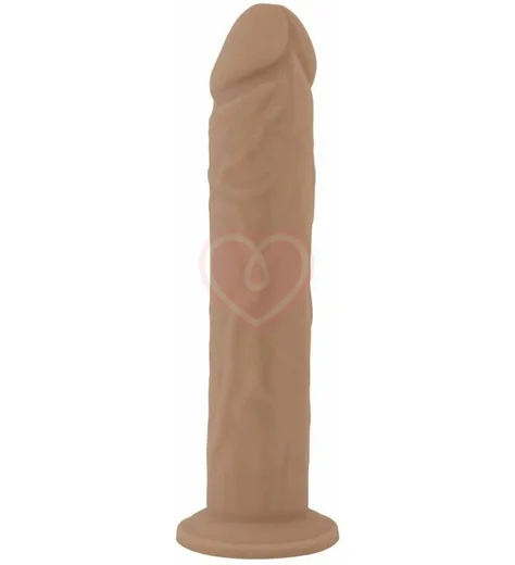 Фаллоимитатор на присоске совместимый с мужским торсом Apollo Silexd Model 2 23 см телесный фото 3