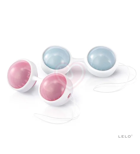 Вагинальные шарики LELO Luna Beads розовые и голубые фото 1