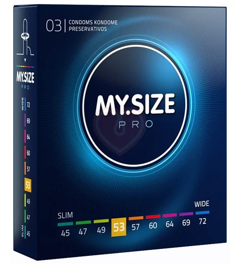 Презервативы MY.SIZE №53 3 шт фото 1