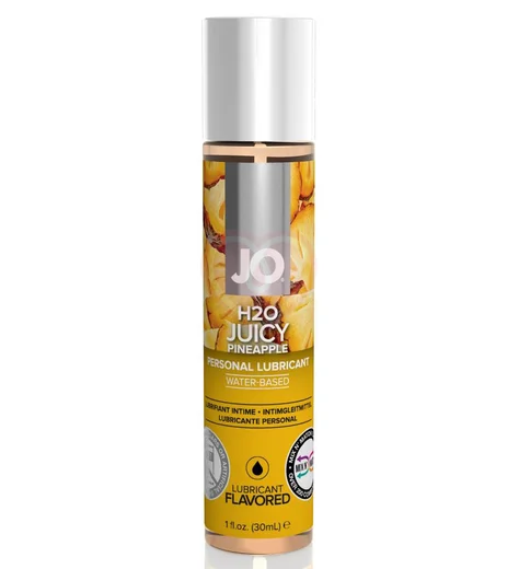 Съедобный лубрикант System JO H2O Flavored Juicy Pineapple с ароматом Ананас 30 мл фото 1