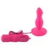 Рельефная анальная пробка с вибрацией Popo Pleasure розовая фото 1