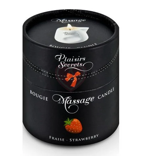 Свеча с массажным маслом Concorde Massage Candle Клубника 80 мл фото 2