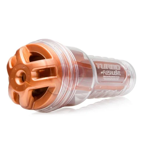 Мастурбатор с имитацией минета Fleshlight Turbo Ignition рыжий фото 1