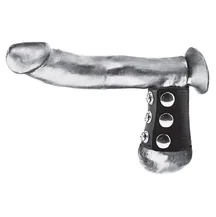 Широкий кожаный болстретчер на 3 заклёпках Snap Ball Stretcher малый