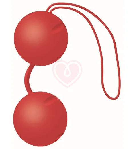 Вагинальные шарики Joyballs Trend матовые красные фото 1