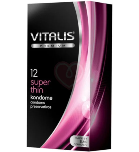 Ультратонкие презервативы Vitalis Premium Super Thin 12 шт фото 1