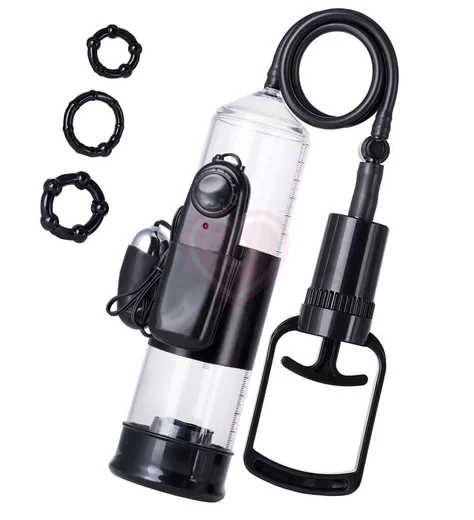 Вакуумная вибропомпа с пультом ToyFa A-Toys 22 см чёрная фото 5