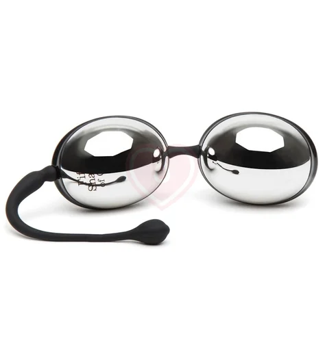 Вагинальные шарики '50 оттенков серого' Inner Goddess Silver Jiggle 67 г фото 1