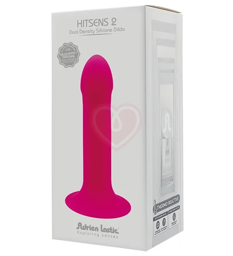 Фаллоимитатор на присоске Hitsens 2 розовый фото 2