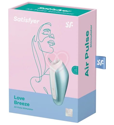 Вакуумный стимулятор Satisfyer Love Breeze голубой фото 4