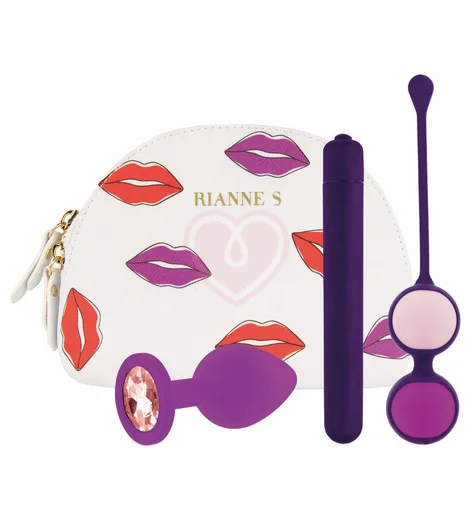 Набор из 3 игрушек Rianne S First Vibe Kit с косметичкой для хранения фото 1