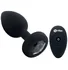Вибропробка b-Vibe Vibrating Jewel Plug с кристаллом и пультом чёрная фото 1