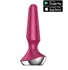 Анальная вибропробка Satisfyer Plug Ilicious 2 с приложением розовая фото 1