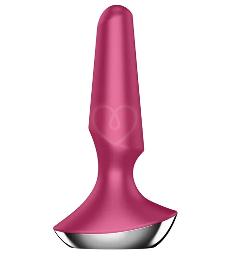 Анальная вибропробка Satisfyer Plug Ilicious 2 с приложением розовая фото 5