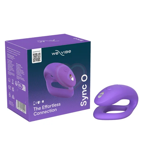 Вибратор для пар We-Vibe Sync O с дистанционным управлением фиолетовый фото 2