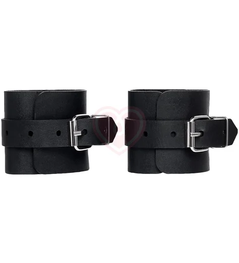 Однослойные наручники Pecado BDSM черные фото 4