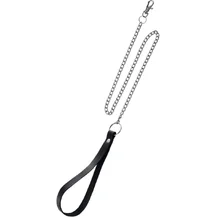 Поводок с карабином для ошейника Pecado BDSM черный